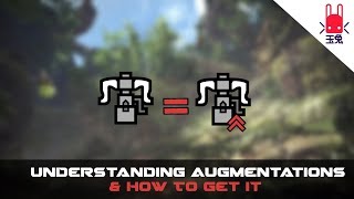 Understanding Augmentations amp How to Unlock it  Guide  Monster Hunter World [upl. by Slavic139]