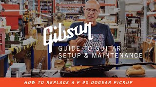 How To Replace a P90 Dogear Pickup In Your Electric Guitar [upl. by Sisson]