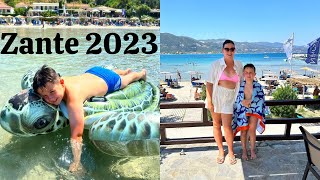 Zante Vlog Alykanas amp Alykes August 2023  Part One Of Being Back In Our Favourite Place 🇬🇷💙 [upl. by Annaeerb]