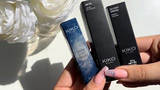 Mini Kiko Milano Haul amp Swatch  ASMR no music  talking [upl. by Verbenia]