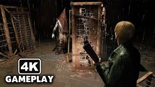 Silent Hill 2 Remake New Gameplay Demo  Pyramid Head Boss Fight 4K [upl. by Arreip602]