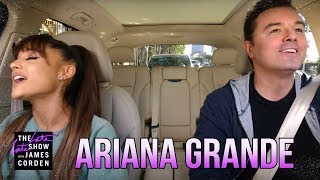 Ariana Grande amp Seth MacFarlane Carpool Karaoke [upl. by Akehsat]