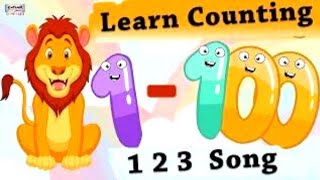 Numbers songNumbers 1 to 100counting numbers and numbers song for kids [upl. by Eevets]