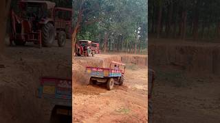 Mahindra 265 di trractor trolley  shorts shortsfeed youtubeshorts automobile tractor [upl. by Germana370]