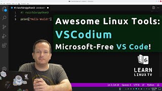 Awesome Linux Tools  VSCodium [upl. by Sirej]