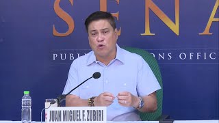 Senator Migz Zubiri PRESS Conference about Sen Alan Cayetano Incident [upl. by Gem]