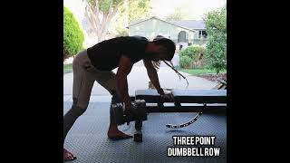 3 Dumbbell Row Variations  Kneeling  Three Point  Split Stance [upl. by Aehcim]