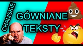 3 SPOSOBY JAK ODPOWIADAĆ NA NIEMIŁE CHAMSKIE TEKSTY [upl. by Aicenra]