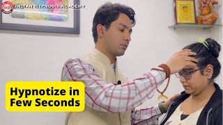 Hypnotize in Few Seconds  Quick Hypnosis Induction Technique by Tarun Malik in Hindi [upl. by Diarmid]