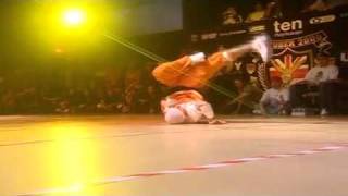 BBoy Championships Solo Battle 2005 Mouse vs Rox Rite [upl. by Launame]