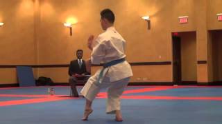 Shito Ryu Kata Suparinpei performed by Leivin Chung in a very special quot MATCH quot in Toronto Feb2013 [upl. by Thgiwed]