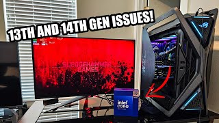 INTEL 13TH AND 14TH GEN CPU ISSUES  WHAT YOU SHOULD DO TO YOUR MACHINES [upl. by Anuahsat]