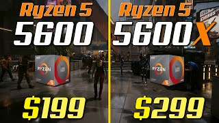 Ryzen 5 5600 vs Ryzen 5 5600X  How Big is The Difference [upl. by Nylesaj]