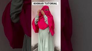 How to wear KhimarNiqabHijabFull coverage HijabFrench KhimarHooded Muslim Women hijab Tutorial [upl. by Nayd174]