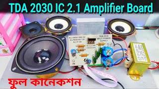 TDA2030IC Amplifier Board Connection and Modification [upl. by Joliet195]