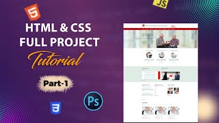 HTML amp CSS Full Project Tutorial for Beginners Build a Simple Landing Page from Scratch [upl. by Mulcahy753]