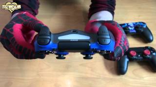 PS4  Magma Red amp Wave Blue Dualshock 4 Controllers [upl. by Esela984]