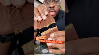 The VIRAL Dubai Chocolate THEE BEST CHOCOLATE Ive ever had foodreview travel shorts [upl. by Iddet]