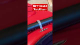 New DIY Kayak Stabilizers Ready for trouting season kayakfishing kayak fishing [upl. by Nava]