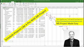 MS Project Made Easy Tutorial 1 Project Manage any Project Using MS ProjectLearn Learn the Basics [upl. by Davidoff]