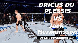 UFC 두 플레시스 VS 잭 해먼슨  토너먼트 8강 [upl. by Attenhoj]