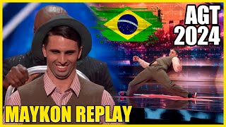 Sabotaram o Brasileiro Maykon Replay no Americas Got Talent 2024 [upl. by Airamas]