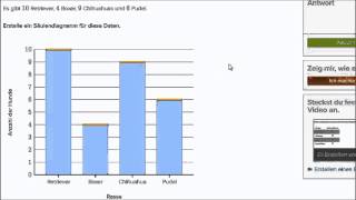 Erstellen von Säulendiagrammen und Bilddiagrammen 1 [upl. by Colinson]