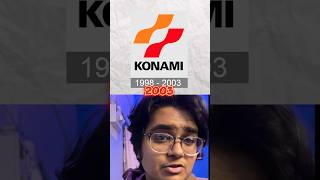 Konami logo Old vs New retrogaming konami [upl. by Aynnek]