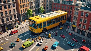 Spielzeug Busse und OberleitungsbusseDickie Toys City Liner TramArticulated Trolleybus [upl. by Risley]