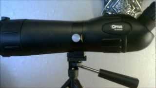 Optus spotting scope 2060x60 review [upl. by Haras]