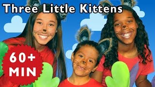 Three Little Kittens and More  Nursery Rhymes from Mother Goose Club [upl. by Burman605]