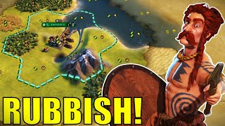 Civ 6  One Of The WORST Starts In A Long Time – 1 Deity Gaul Civilization VI [upl. by Lechar]