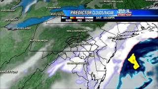 STORM TRACK Updated hourbyhour projections [upl. by Regni]