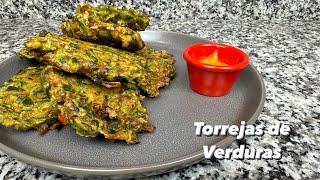 Disfrutemos unas Ricas y Nutritivas TORREJAS DE VERDURAS  Receta Fácil Sencilla y Rápida [upl. by Flori]