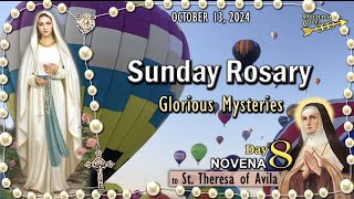 🌻SUNDAY Rosary🌻 Day 8 NOVENA to St THERESA of AVILA GLORIOUS Mysteries OCTOBER 13 2024 Scenic [upl. by Donnelly]