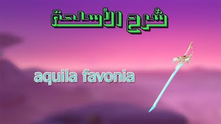 قنشن امباكت aquila favonia شرح سلاح [upl. by Adnawt]