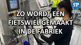 ZO WORDT EEN FIETSWIEL GEMAAKT IN DE FABRIEK [upl. by Arodaeht]