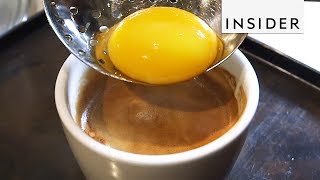 We Tried Egg Yolk Coffee [upl. by Lesde]