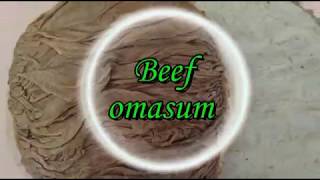 Beef omasum [upl. by Arikehs]