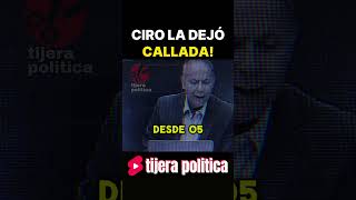 🔥QUE CALLADÓN LE PUSO CIRO A LILLY TELLEZ SOBRE REFORMA AL PODER JUDICIAL ᴀᴍʟᴏ short [upl. by Faber]