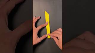 How To Make a Paper Ninja Star Shuriken  Origami shorts ninjastar paperninjastar [upl. by Naesal]