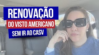 Renovação sem ir CASV 2024 casv vistoamericano vistoamericano2024 usavisto [upl. by Marice268]