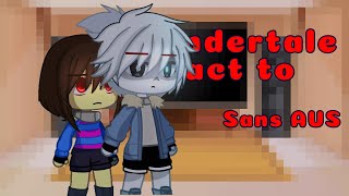 Undertale react to Sans AUs memes 1 EngEsp [upl. by Aelyak]