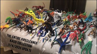 The Entire Pipecleaner Kaiju collection 1162020 update [upl. by Akenna]