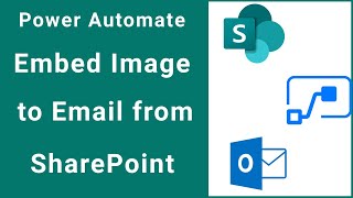 Power Automate  Embed Image in Email From SharePoint Library using Base64 Encoding [upl. by Niccolo]