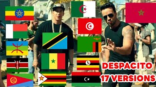 Despacito  17 African Versions [upl. by Anar8]