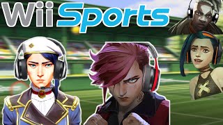 Vi and Caitlyn Play Wii Sports Tennis 2 [upl. by Lusar940]