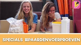 Felinehoi en Hoefwijzer proeven paardenvoer  Specials  Penny TV [upl. by Milissent]