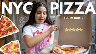 EATING NYC PIZZA FOR 24 HOURS SCARRS JOES JOHN BLEECKER PRINCE ST [upl. by Molloy]