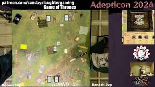 Adepticon 2024 Champs Round 2 Benesh vs Robert [upl. by Anjali]